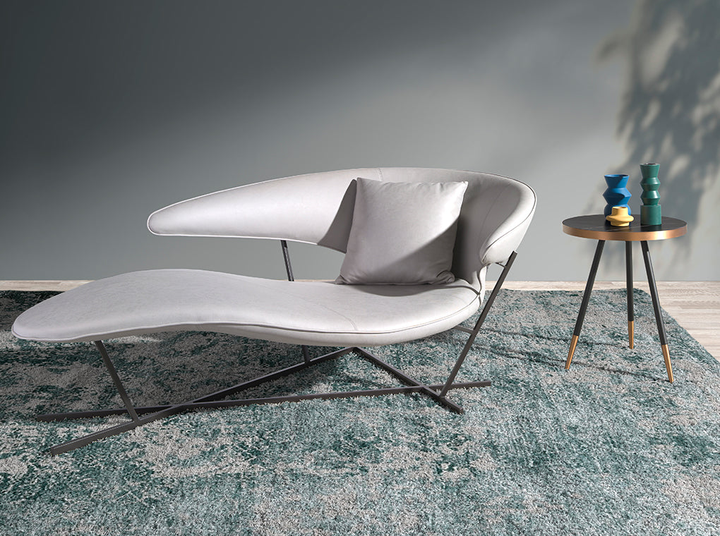 Mesa Lateral de Porcelana con Acabado de Mármol Negro Angel Cerdá