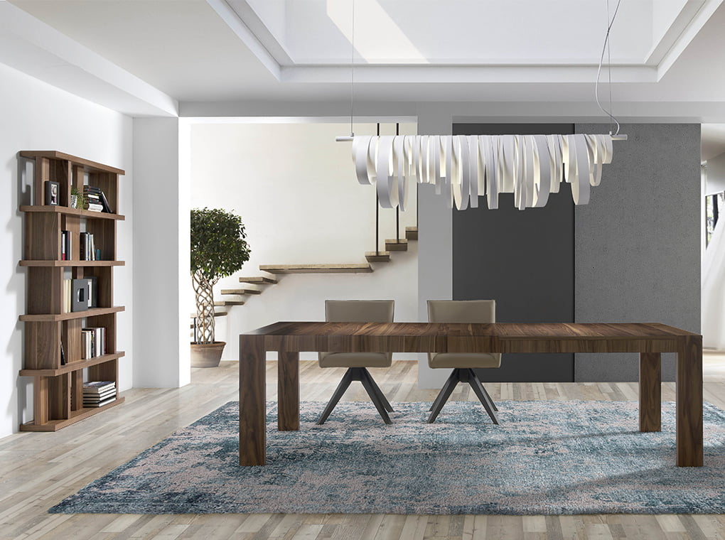 Biblioteca de Nogal con Diseño Moderno Angel Cerdá