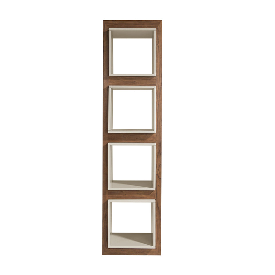 Biblioteca de Nuc con estantes cúbicos Angel Cerdá