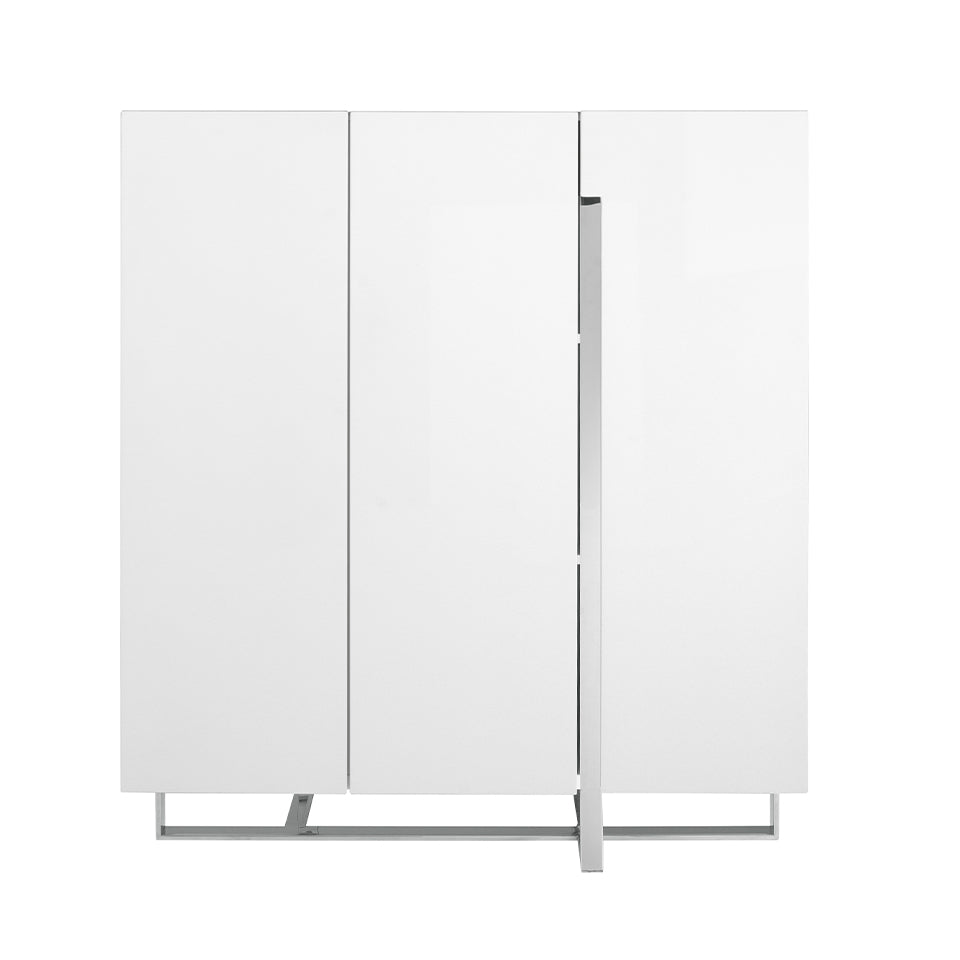 Cómoda blanca con patas de acero Angel Cerdá