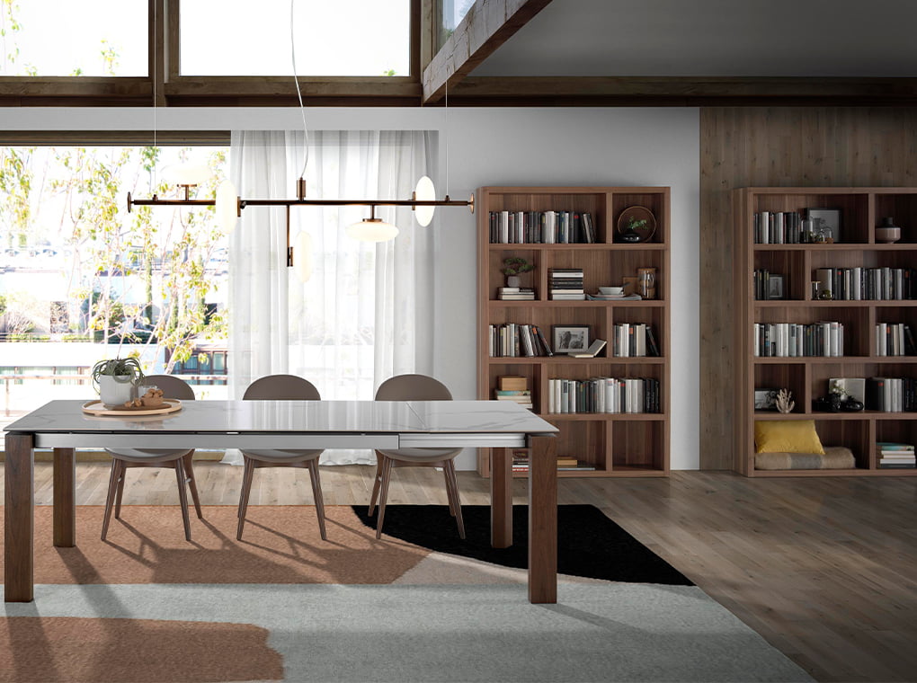 Biblioteca Lidia de Madera de Nogal de Angel Cerdá