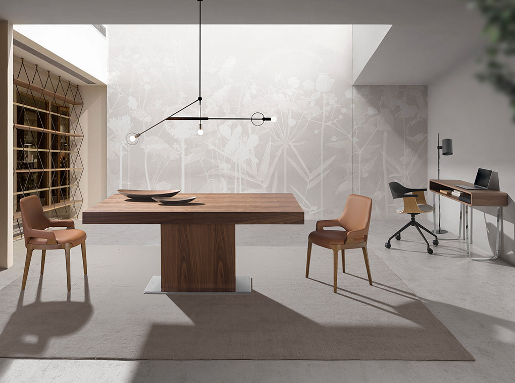 Silla de Oficina Giratoria con Tela Gris y PVC Negro