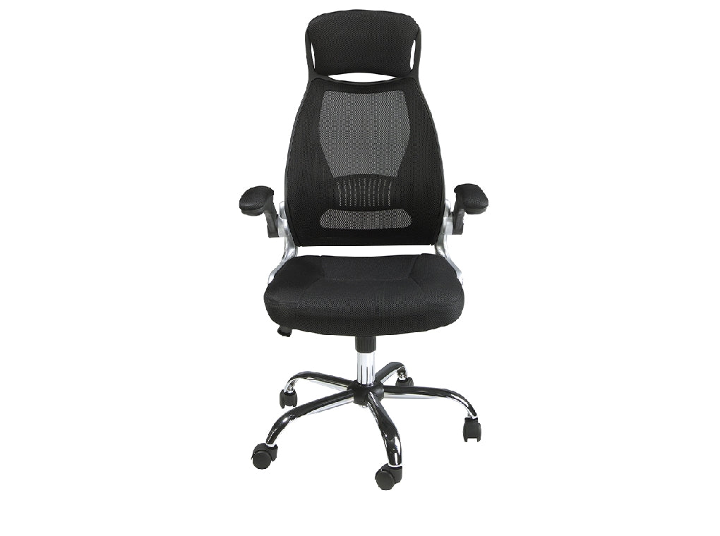 Silla de oficina de eco-cuero marrón