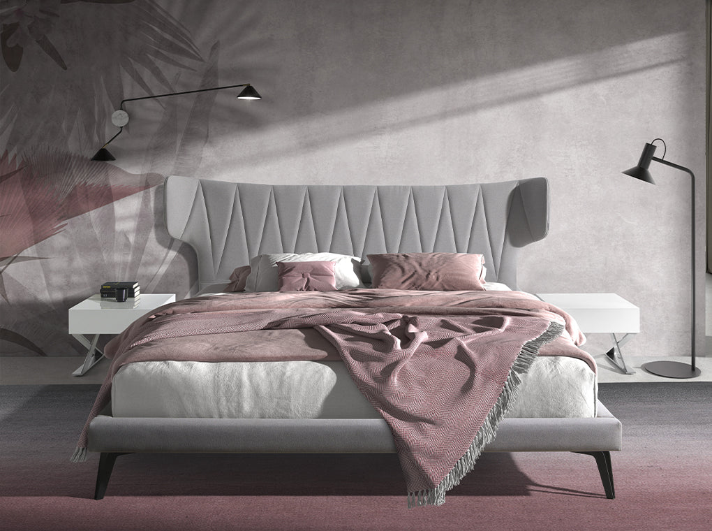 Mesa de noche con patas de lámina de acero Angel Cerdá