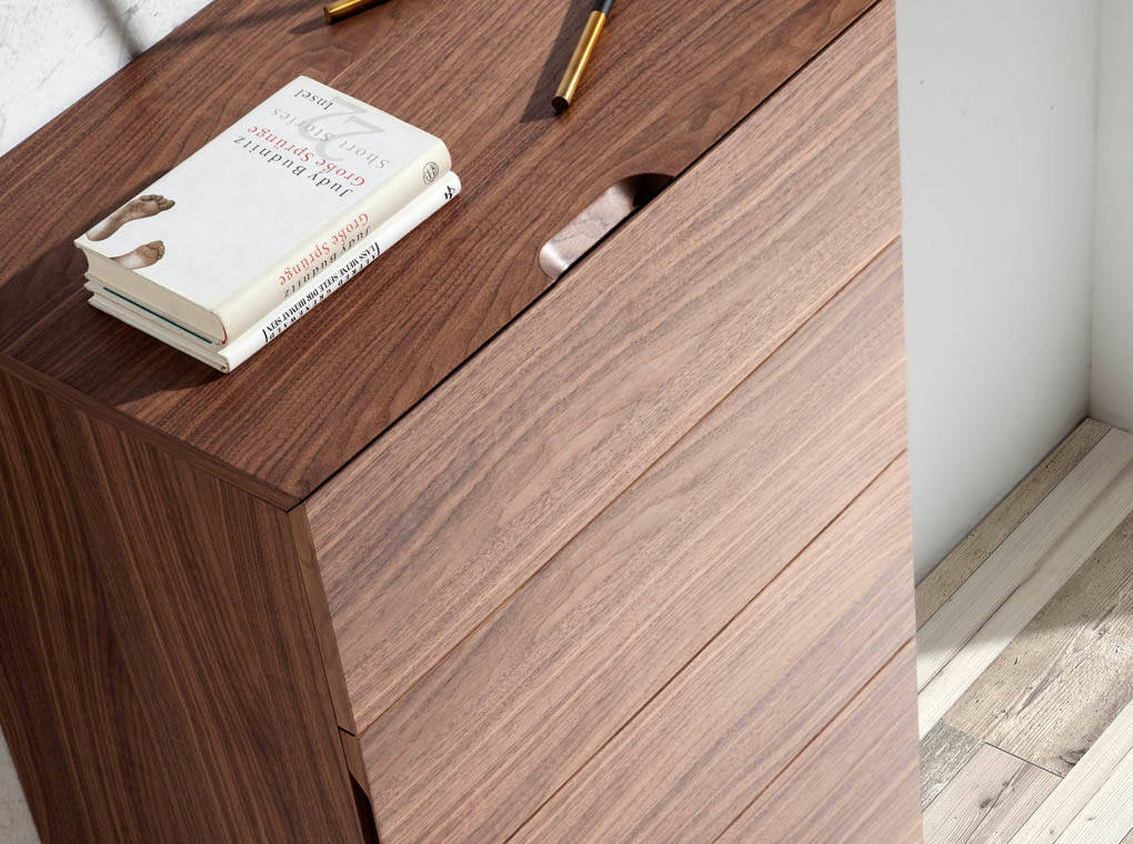 Cómoda de Nogal con 4 cajones Angel Cerdá