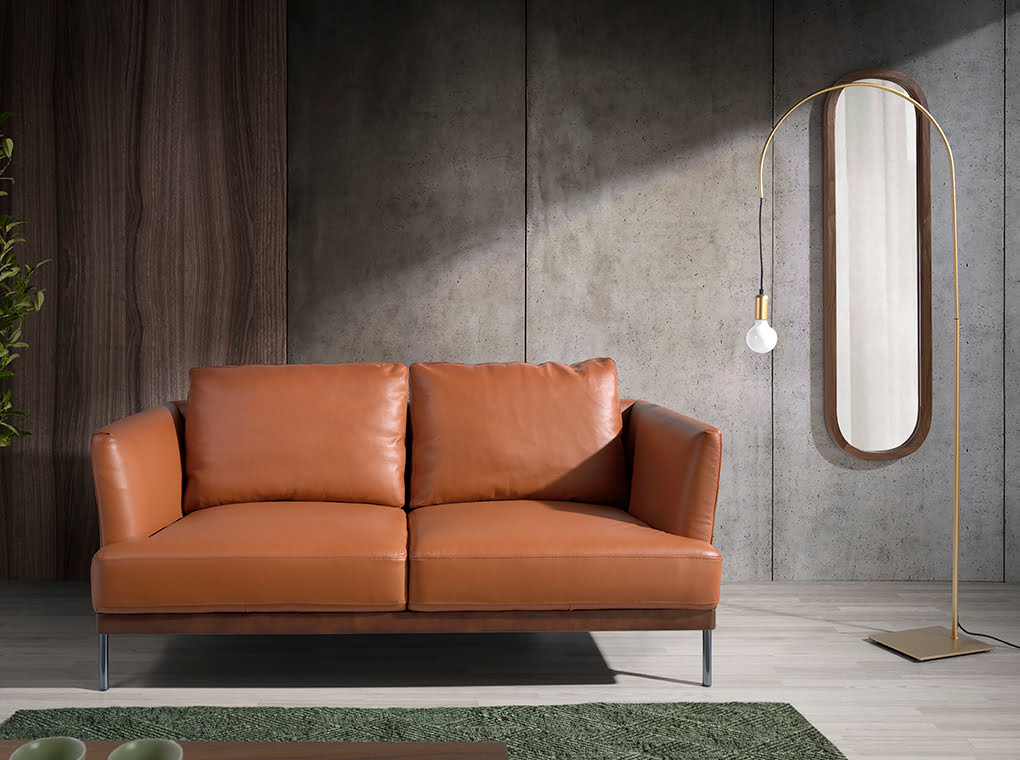 Lámpara ajustable de acero dorado