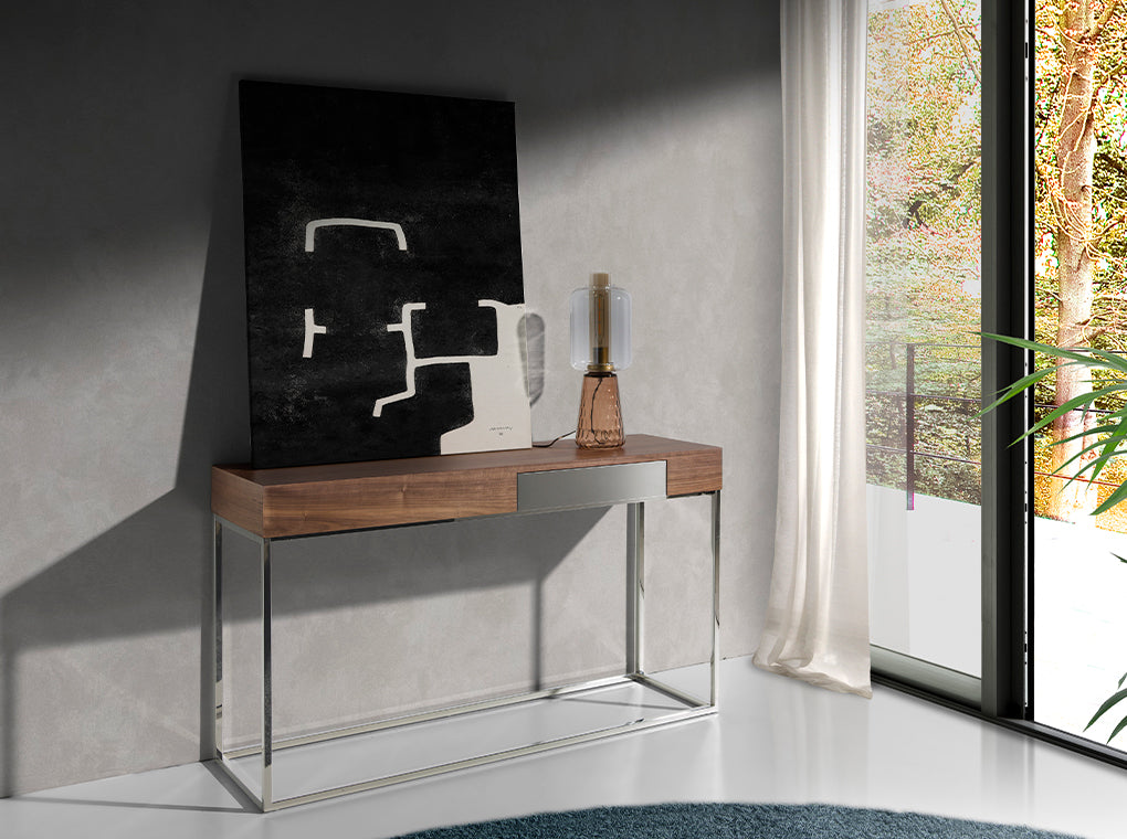 Lámpara de vidrio ahumado