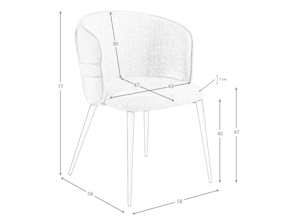 Silla Elloma // Marrón