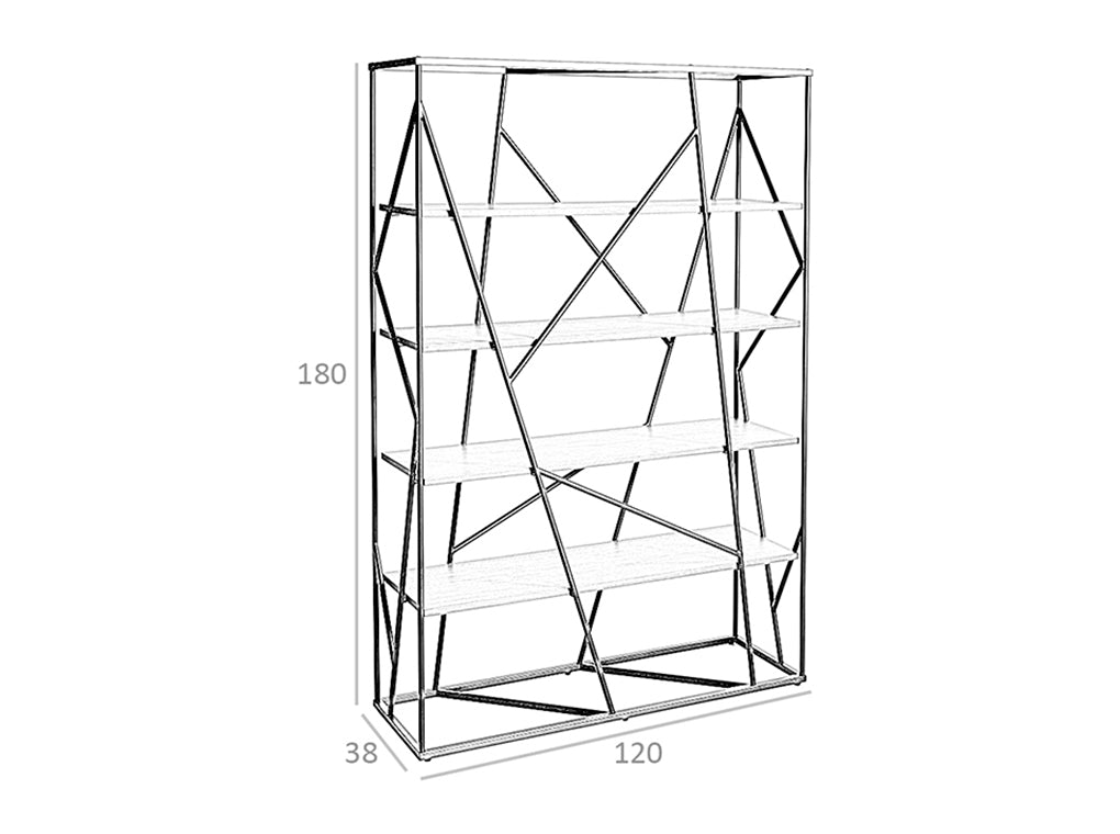 Biblioteca de Nuc y Acero Negro Angel Cerdá