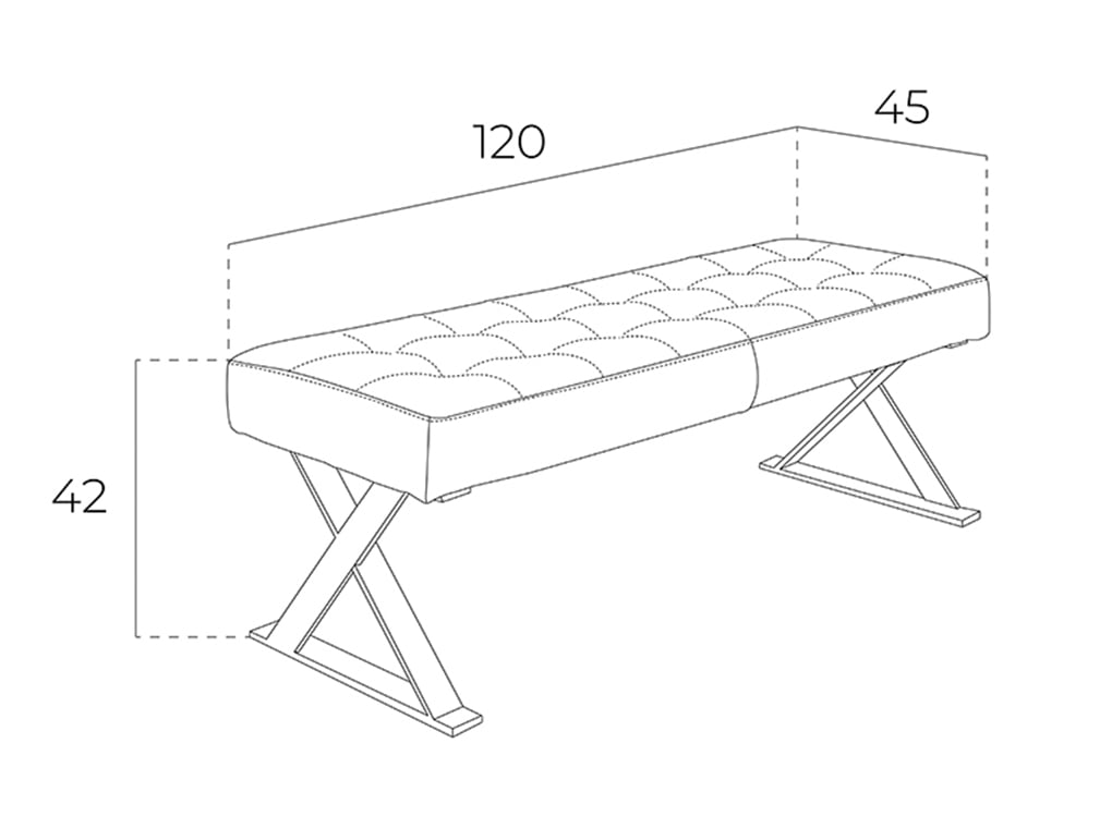 Banqueta blanca de eco-cuero con diseño moderno Angel Cerdá