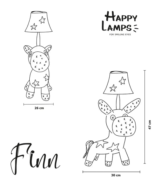 Lampara de mesa Finn the Horse