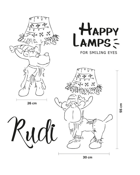 Lampara de mesa Rudi