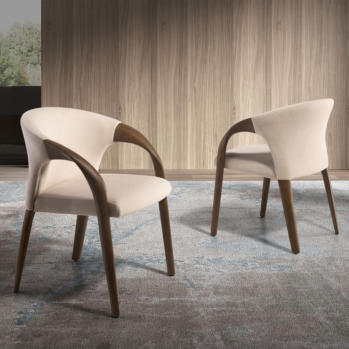 Silla Katari // Terciopelo Crema