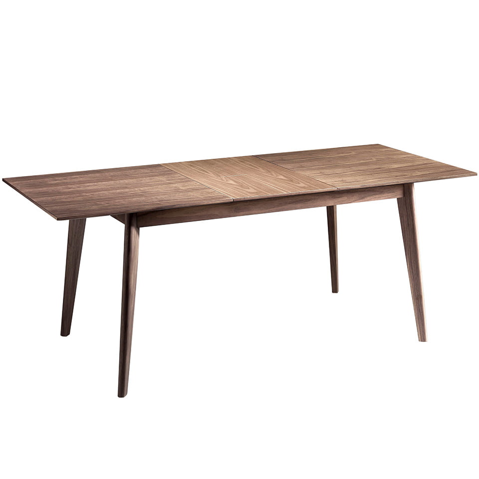 Mesa extensible de comedor de madera de nogal Angel Cerdá