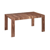 Mesa de comedor extensible de nogal con diseño moderno 160/260x100 cm Angel Cerdá