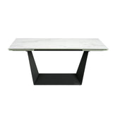 Mesa de comedor de porcelana con extensiones laterales de Angel Cerdá