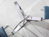 Mesa de comedor redonda con tapa de vidrio ø 150cm Angel Cerdá