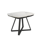 Mesa Oval de Comedor de Mármol Porcelanizado Angel Cerdá
