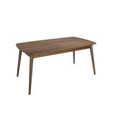 Mesa de comedor extensible de nogal Angel Cerdá