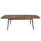 Mesa de comedor extensible de nogal Angel Cerdá