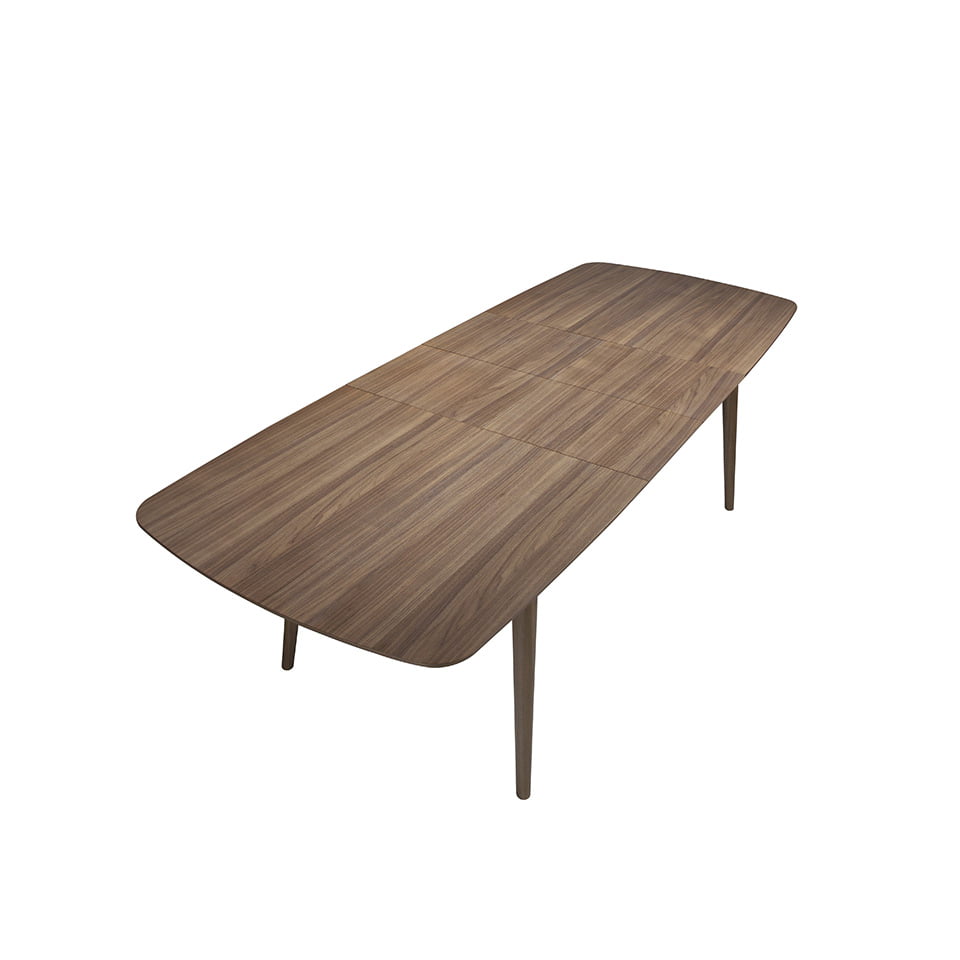 Mesa de comedor extensible de nogal Angel Cerdá