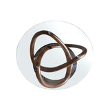 Mesa de café de vidrio templado y madera de nogal Angel Cerdá