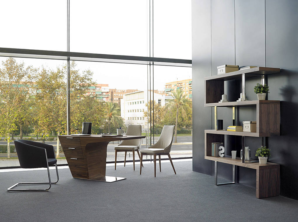 La biblioteca de Nuc y Acero con diseño moderno de Angel Cerdá