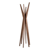Soporte para Ropa de Madera de Nogal con Diseño Moderno