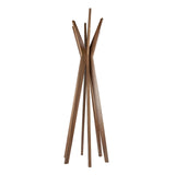 Soporte para Ropa de Madera de Nogal con Diseño Moderno