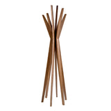 Soporte para Ropa de Madera de Nogal con Diseño Moderno