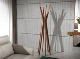 Soporte para Ropa de Madera de Nogal con Diseño Moderno