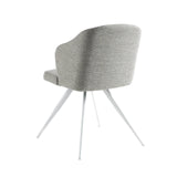 Silla Julia Tapizada en Tela Gris Angel Cerdá