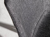 Silla de mesa Vienna tapizada en tela gris Angel Cerdá.