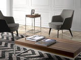 Sillón tapizado con modelo Houndstooth de Angel Cerdá