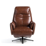 Sillón giratorio de piel con mecanismos de relajación Angel Cerdá