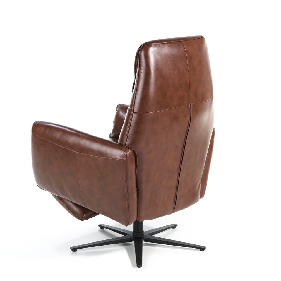 Sillón giratorio de piel con mecanismos de relajación Angel Cerdá