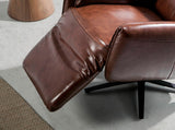Sillón giratorio de piel con mecanismos de relajación Angel Cerdá