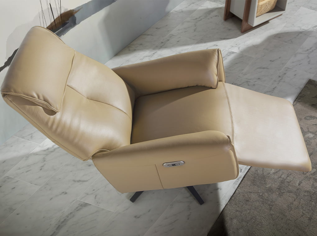 Sillón Giratorio de Diseño Moderno con Mecanismos de Relajación Angel Cerdá