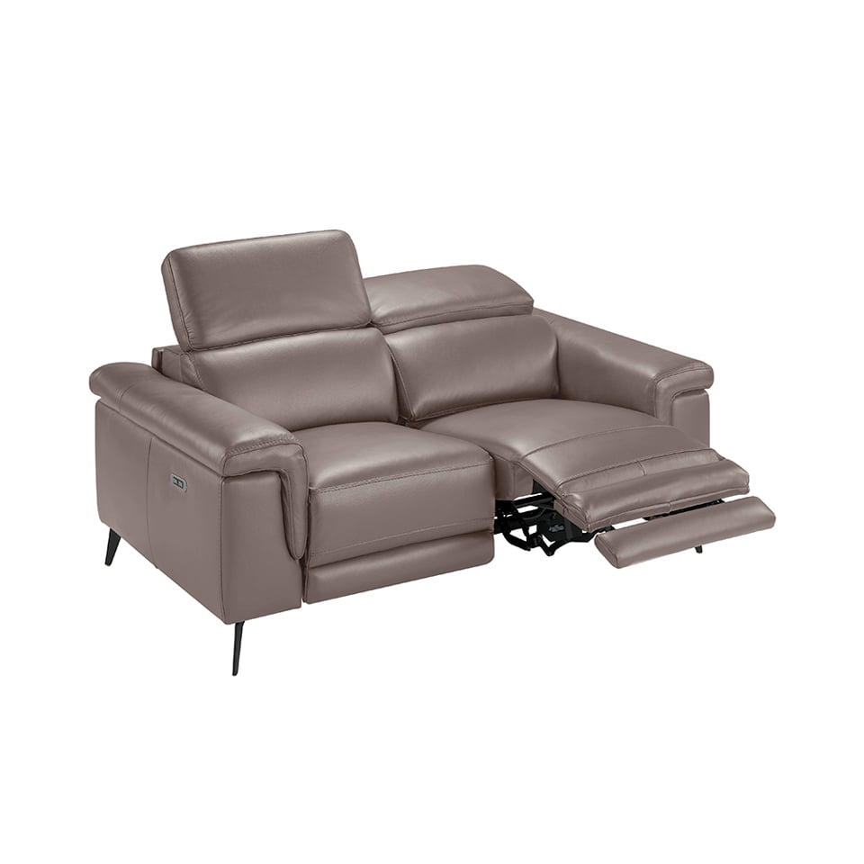 Sofá moderno de piel de vaca modelo 6106 Angel Cerdá