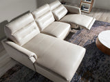 Sofá Chaise Longue Tapizado en Cuero con Mecanismo de Relajación Angel Cerdá.