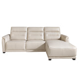 Sofá Chaise Longue de Cuero con Mecanismo de Relajación Angel Cerdá