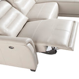 Sofá Chaise Longue de Cuero con Mecanismo de Relajación Angel Cerdá