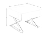 Mesa de noche con patas de lámina de acero Angel Cerdá