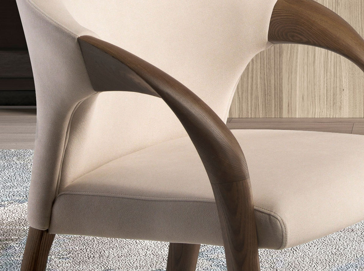 Silla Katari //  Terciopelo Crema